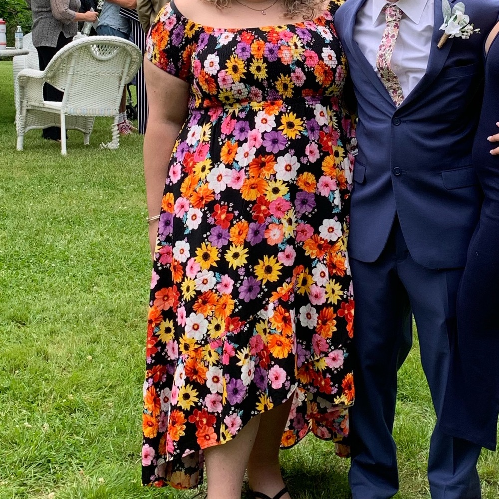 TORRID Size 2 Floral High Low Dress